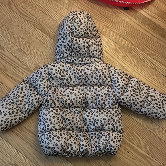 Leopard Print Baby Puffer Coat - Picture 8 of 10